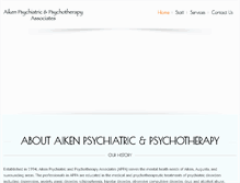 Tablet Screenshot of aikenpsych.com